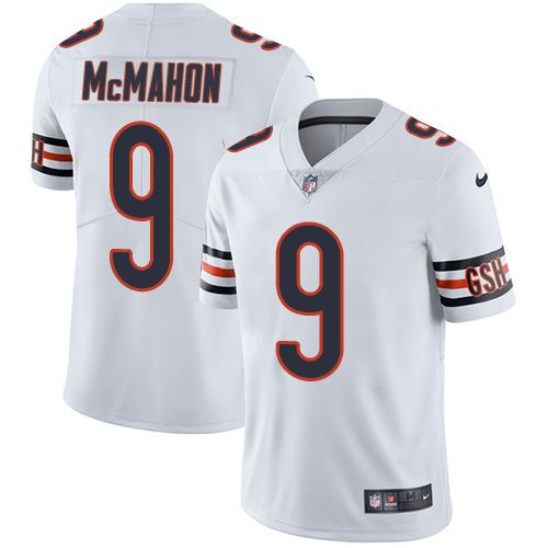 Men Chicago Bears 9 Jim McMahon Nike White Limited NFL Jersey
